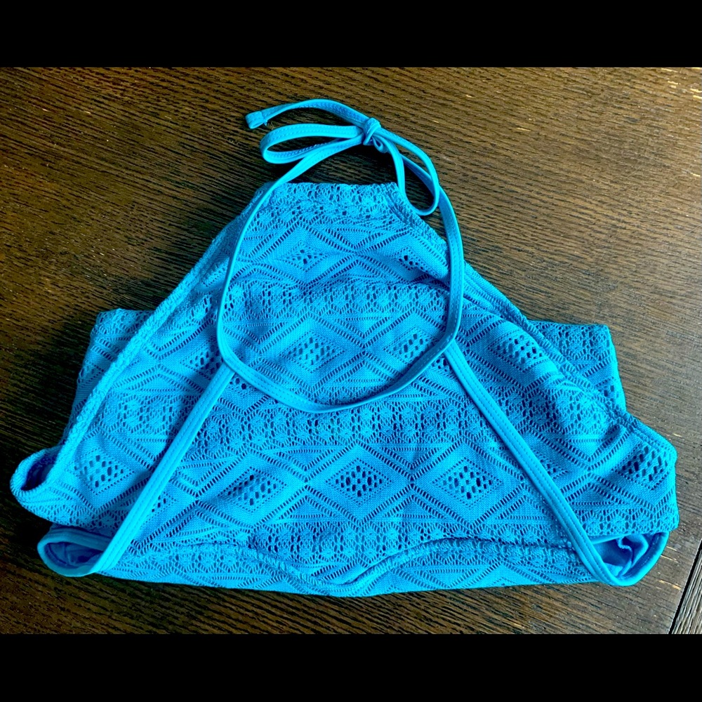Beautiful bright turquoise one piece bathing suit NWOT.